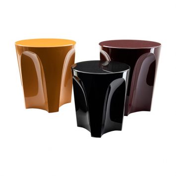 colosseo side tables in multiple colors