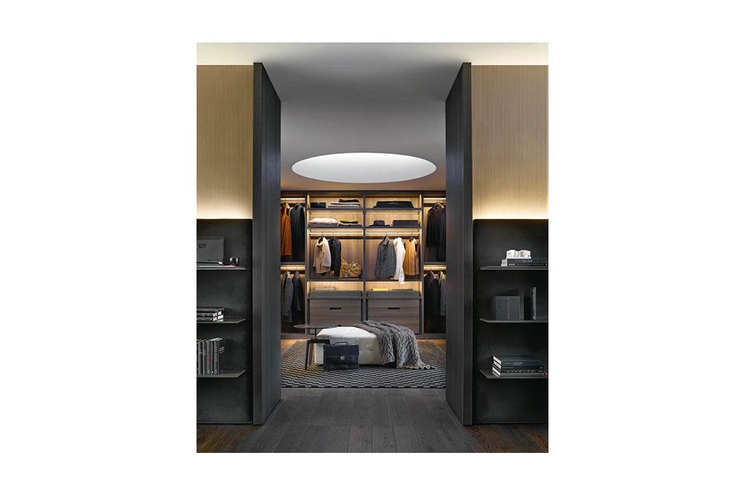 Armario modular de madera SENZAFINE by Poliform  Dream closet design,  Luxury closets design, Bedroom closet design
