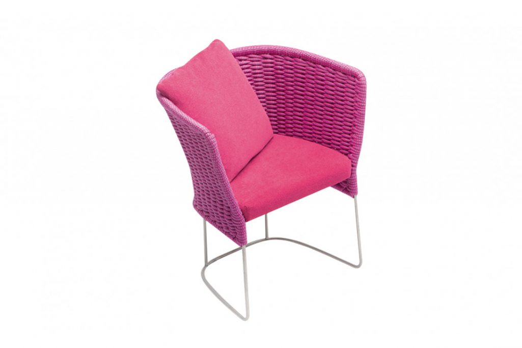 paola lenti ami outdoor dining chair