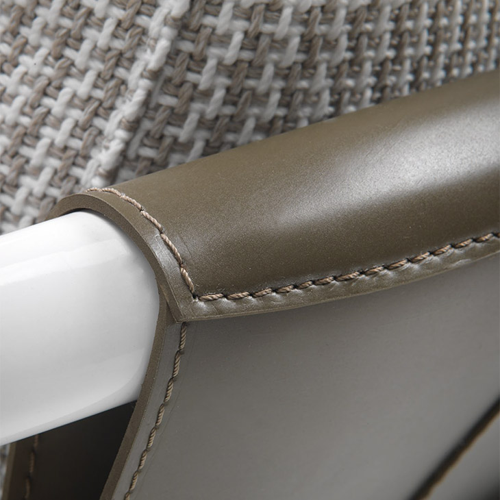 detail of a flexform alison outdoor armchair