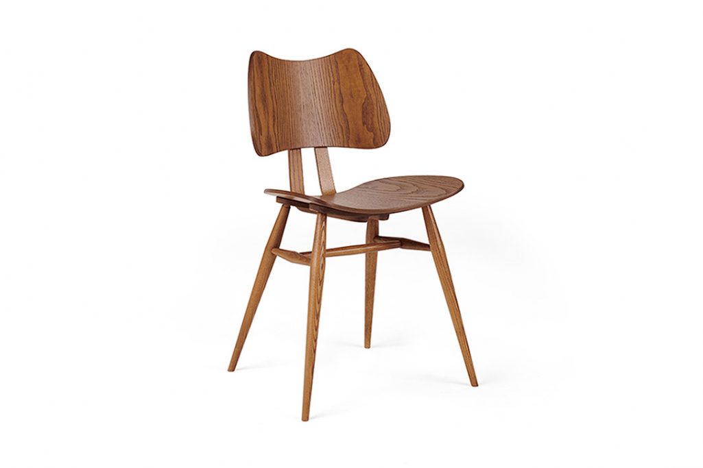 l.ercolani butterfly chair og finish