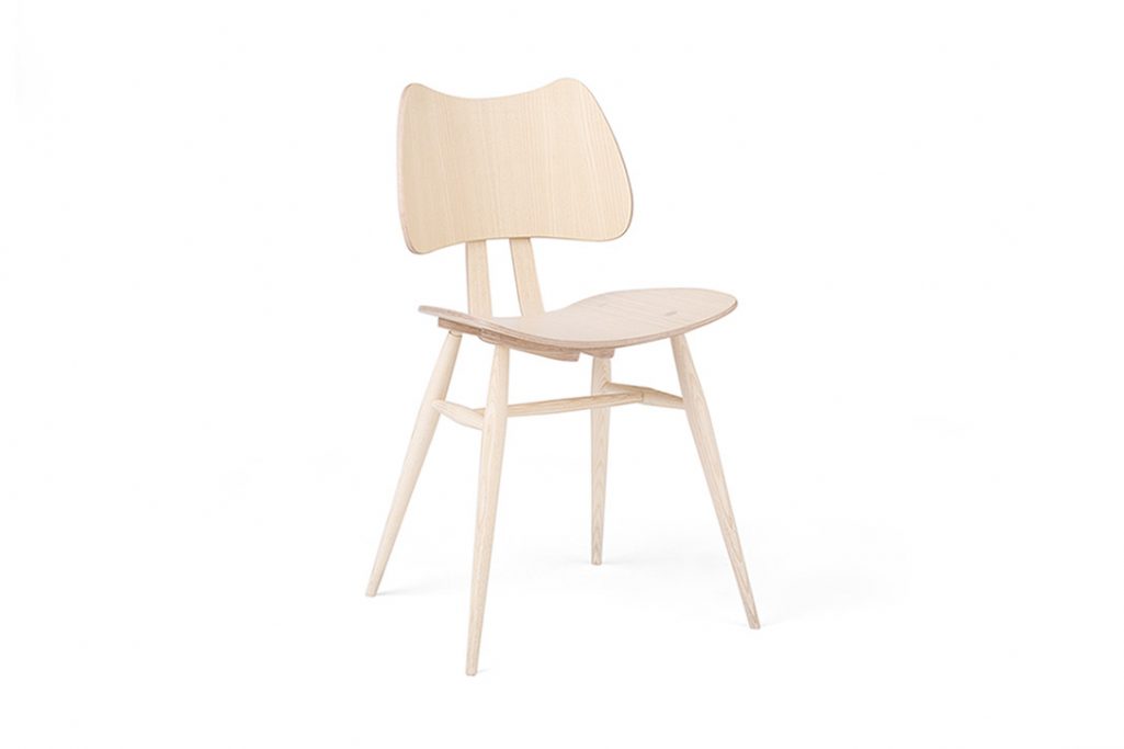 l.ercolani butterfly chair in ash