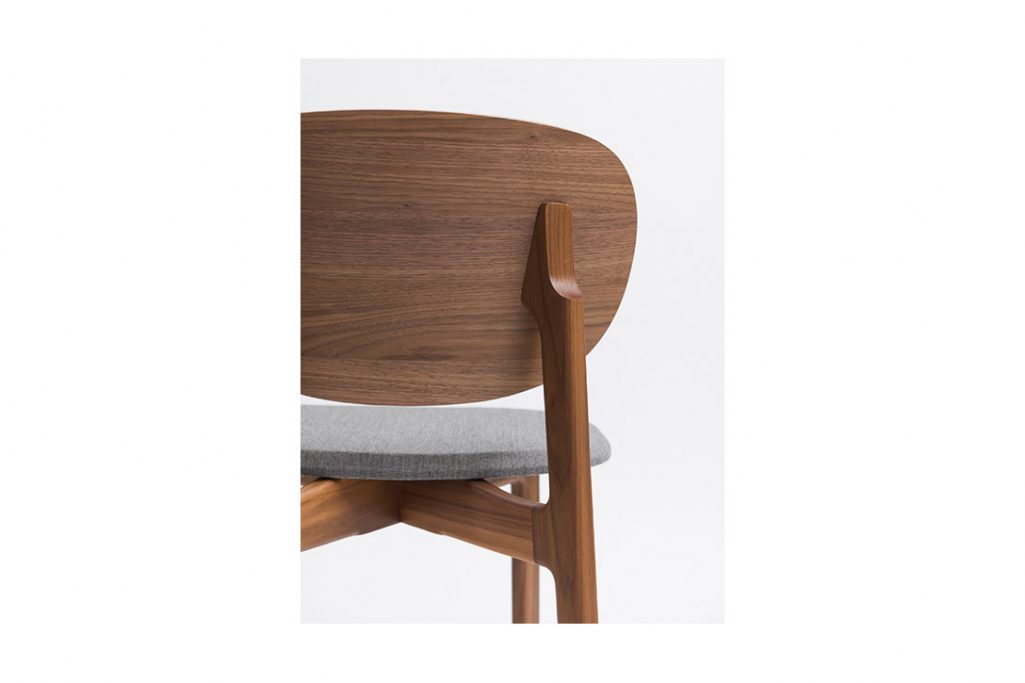 zeitraum zenso dining chair back view