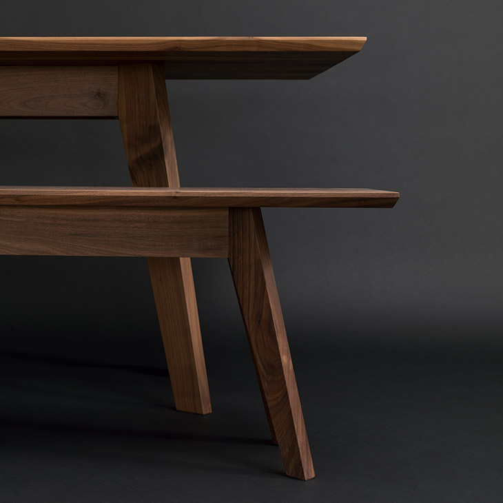 zeitraum cena dining table and bench