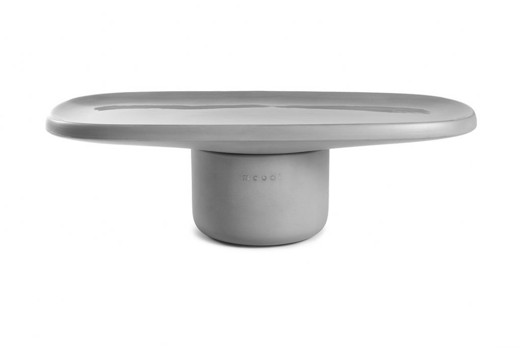 moooi obon table rectangle low grey