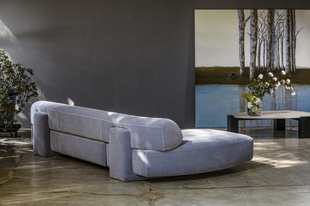 moroso gogan sofa and coffee table in situ