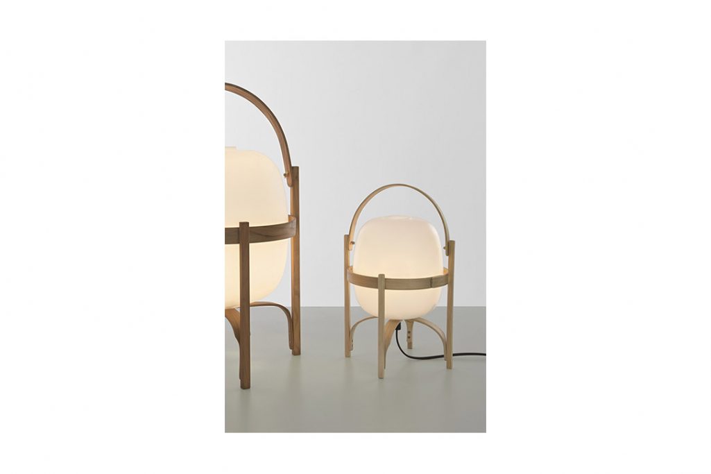 santa & cole cesta and cestita table lamps