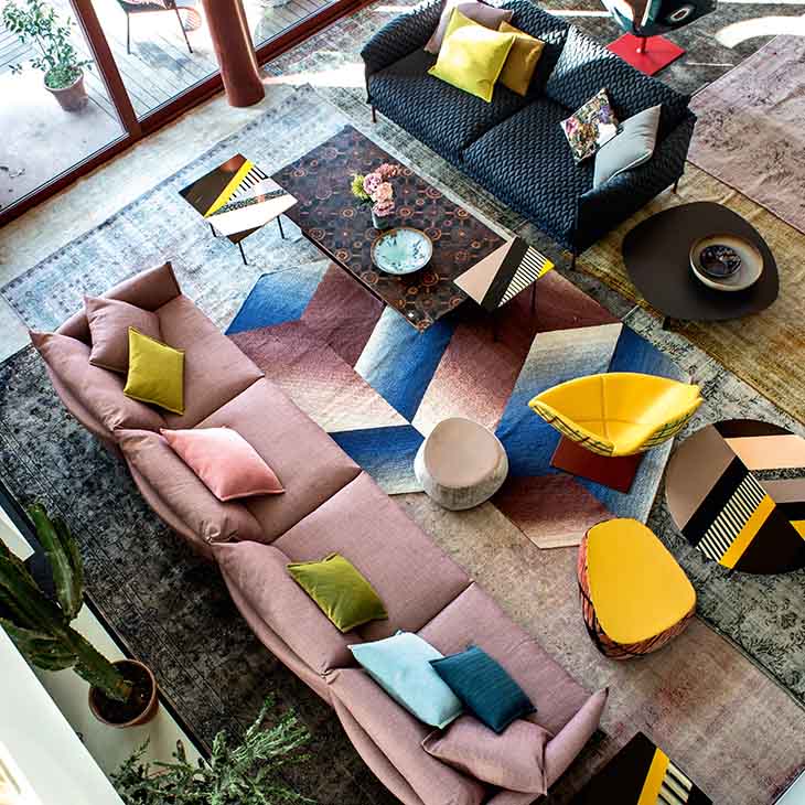two moroso gentry sofas in situ