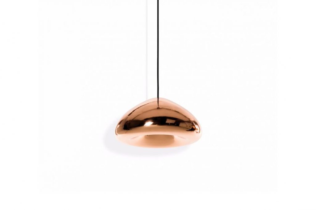 tom dixon void pendant light copper