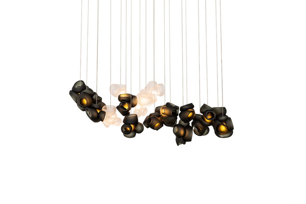 bocci 100.20 pendant light grey with clear