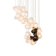 bocci 100.28 pendant light clear with grey