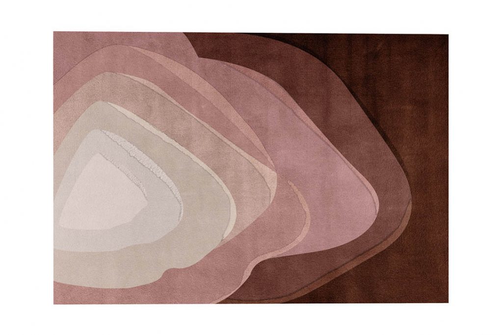limited edition agate high rug rose