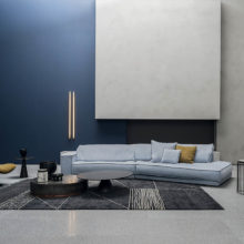 baxter marilyn armchair and budapest soft sofa in situ