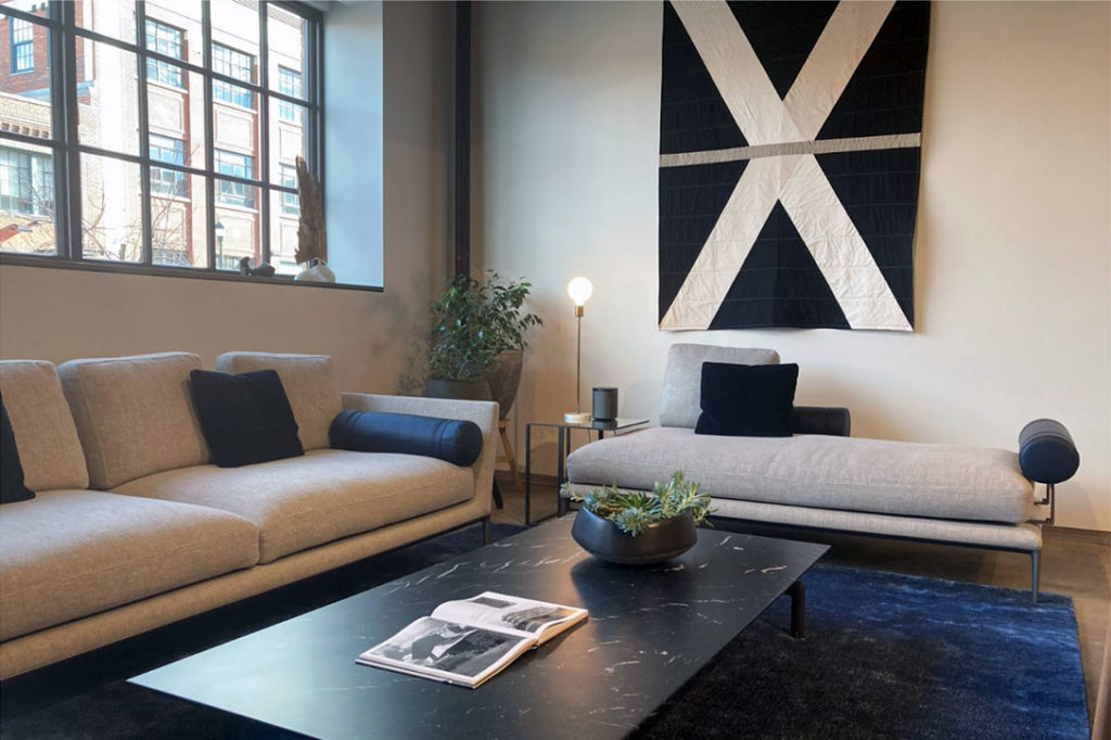 Atoll Sectional Sofa Chaise Left & Bench - B&B Italia | Studio Como