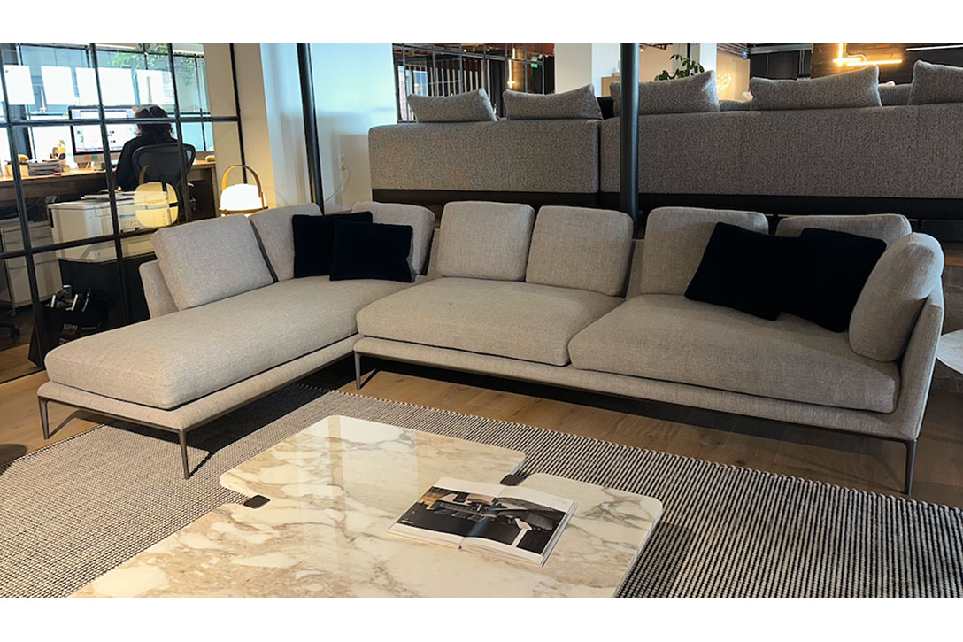Atoll Sectional Sofa Chaise Left & Bench - Image 2