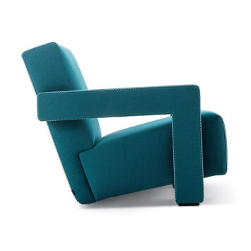 cassina utrecht xl armchair in teal