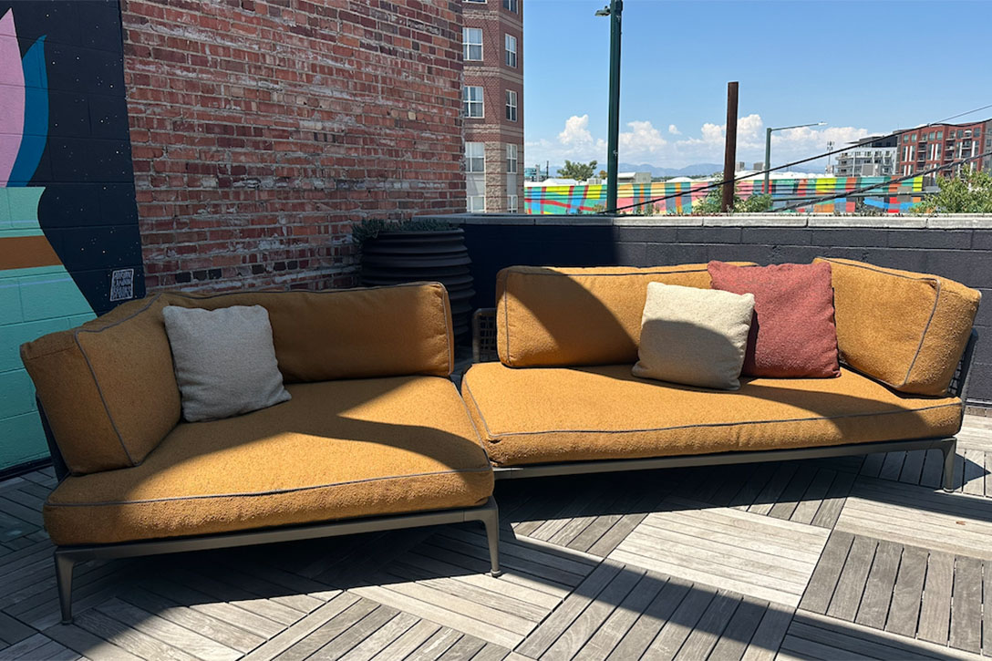 b&b italia ribes outdoor sofa on sale at studio como denver