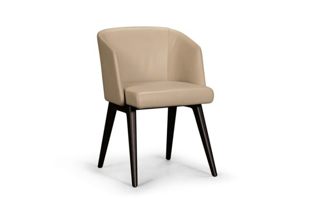 minotti reeves dining chair leather