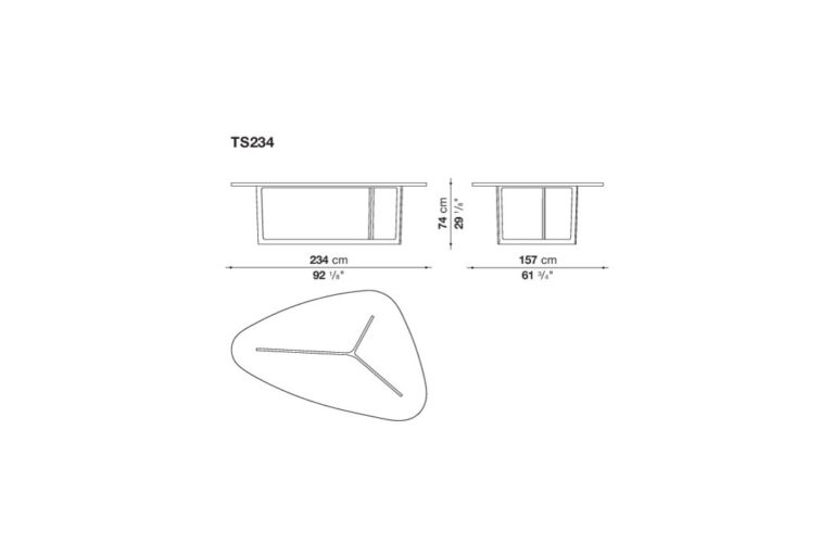 Seven Dining Table - B&B Italia | Studio Como