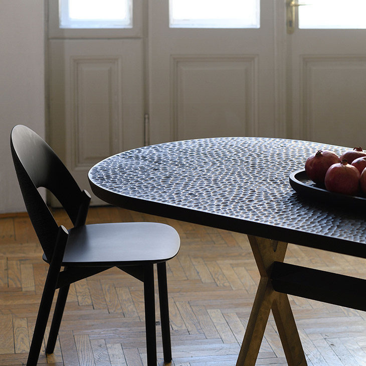 zanat touch dining table in situ