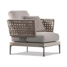 minotti patio small outdoor armchair