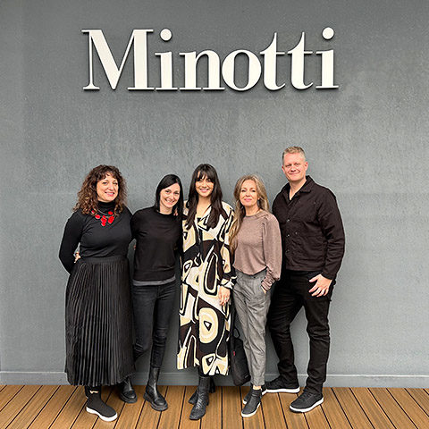 studio como design team at minotti italy