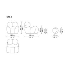 b&b italia serie up 2000 armchair up5_6