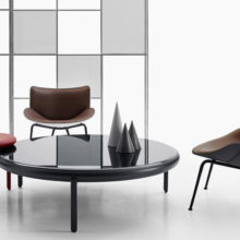 b&b italia do-maru armchairs in situ