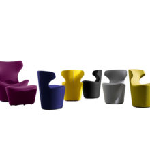 b&b italia mini papilio armchairs