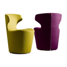 b&b italia mini papilio armchairs