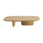 b&b italia tobi-ishi coffee table brushed light oak