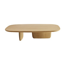 b&b italia tobi-ishi coffee table brushed light oak