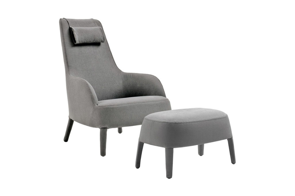 maxalto febo armchair and ottoman