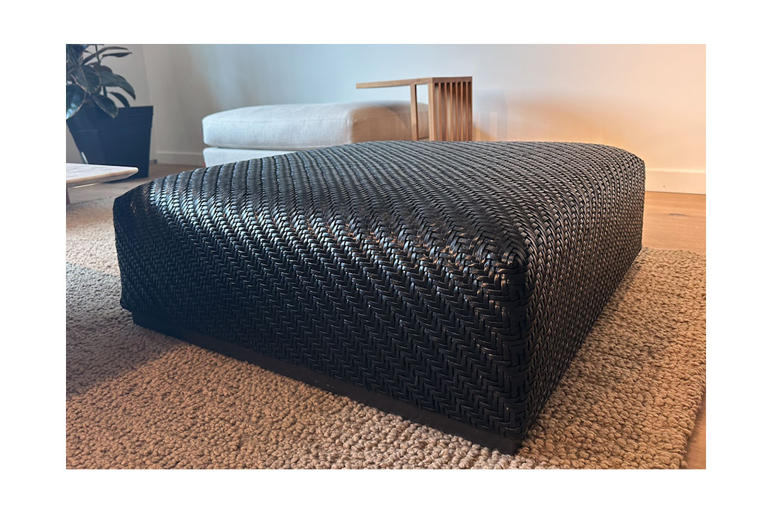 flexform carmen ottoman on sale at studio como denver