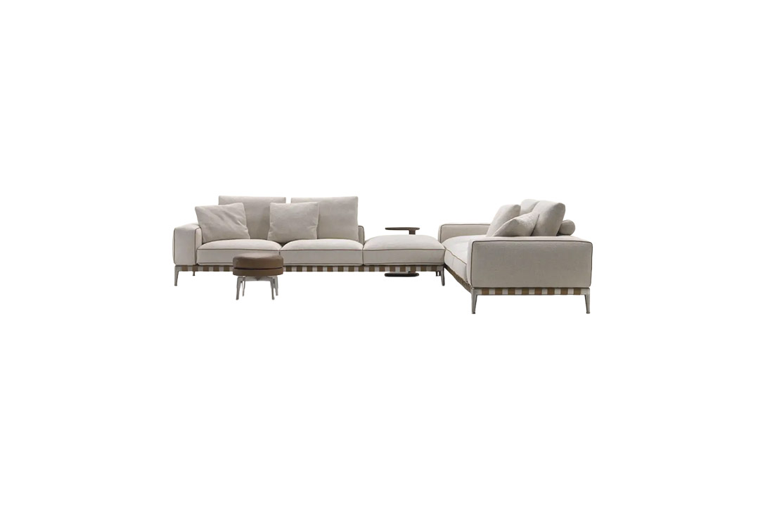 flexform gregory sectional sofa