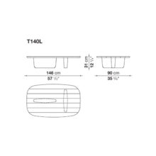 b&b italia tobi-ishi coffee table t140l