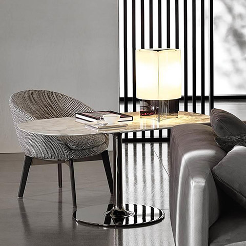 minotti oliver lounge coffee table in situ
