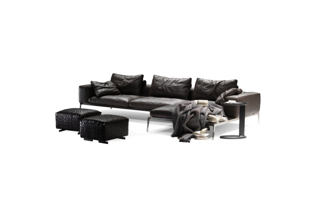 flexform lifesteel sectional sofa
