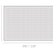 line drawing and dimensions for a poltrona frau chado rug