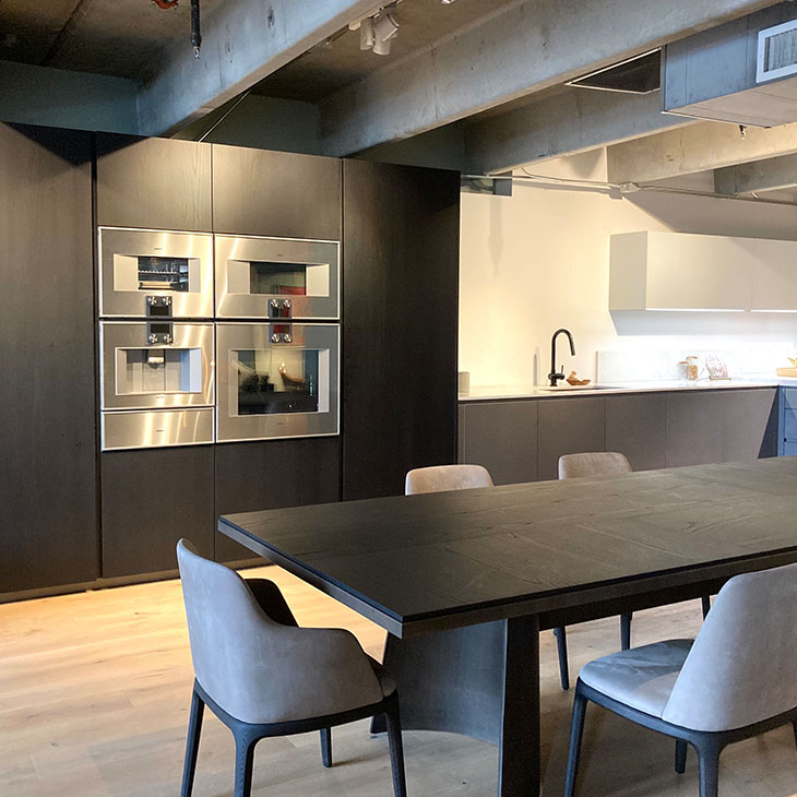 poliform artex kitchen installed at studio como denver