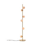 bocci 84.6 stem floor lamp brass on