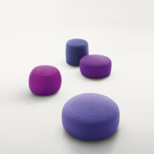 paola lenti otto outdoor poufs