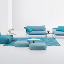paola lenti otto outdoor poufs