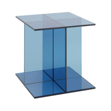 e15 vier side table dark blue