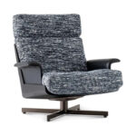 minotti daiki bergere swivel armchair