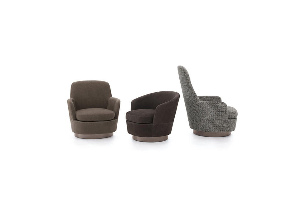minotti jacques armchair collection