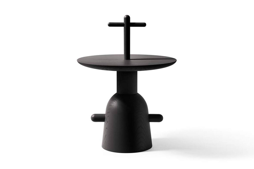 cassina reaction poetique side table stained black