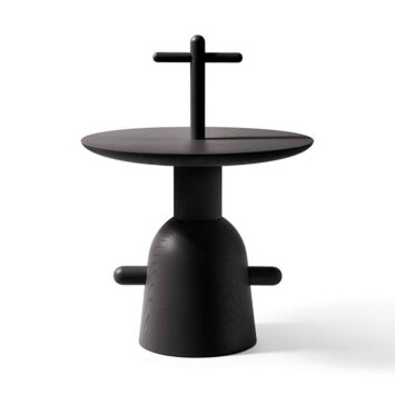 cassina reaction poetique side table stained black