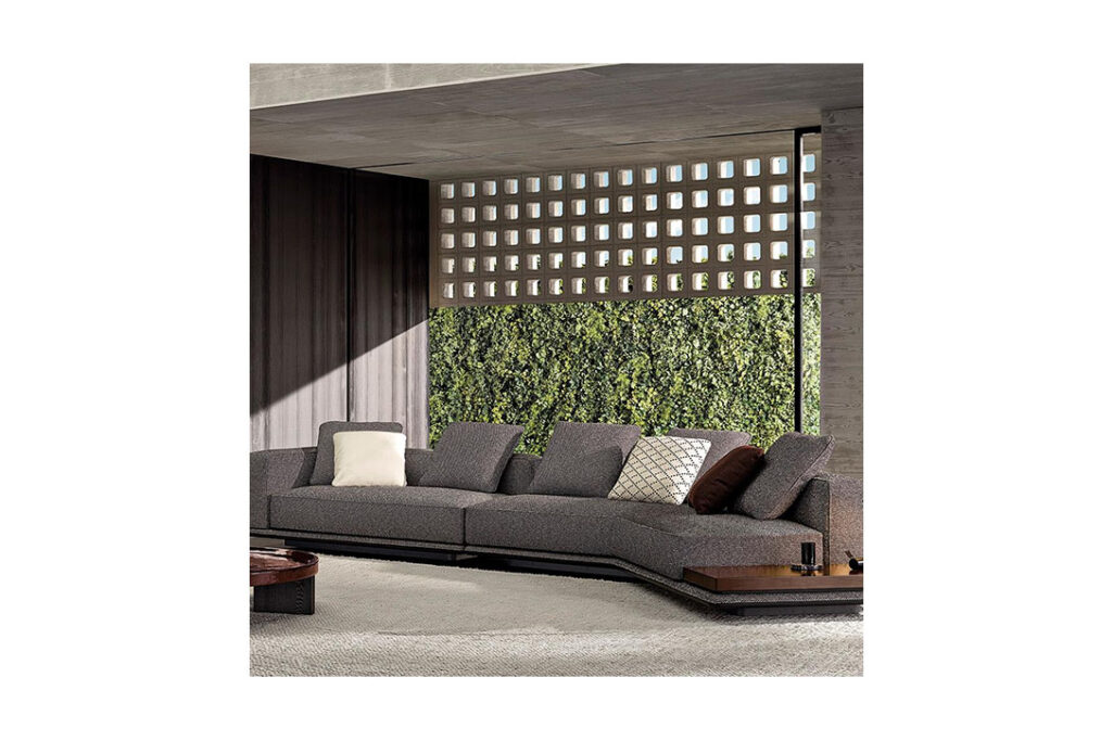 minotti horizonte sectional sofa in situ