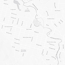 monochrome downtown aspen map